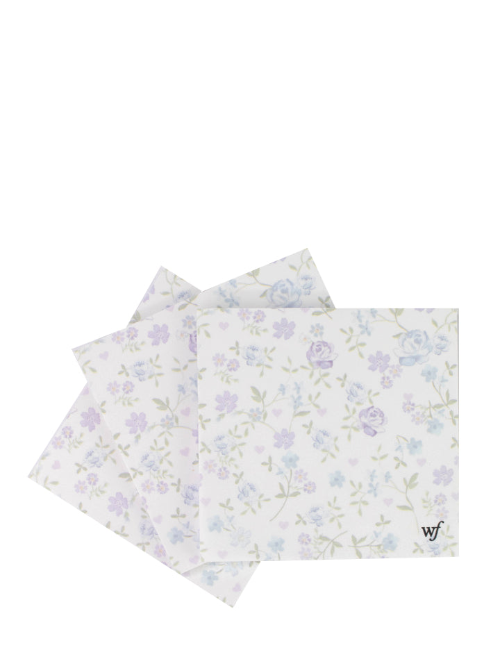 Lilac & Blue Floral Sticky Notes