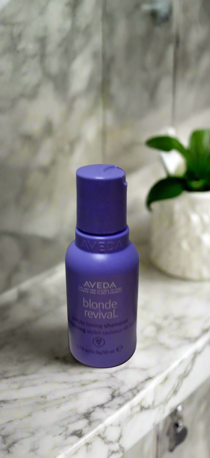 Aveda blonde revival purple toning shampoo