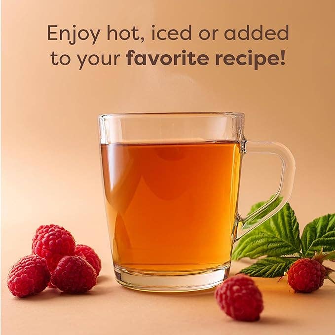 Unsweetened Raspberry Flavored Green Instant Tea 4.5 oz Bag