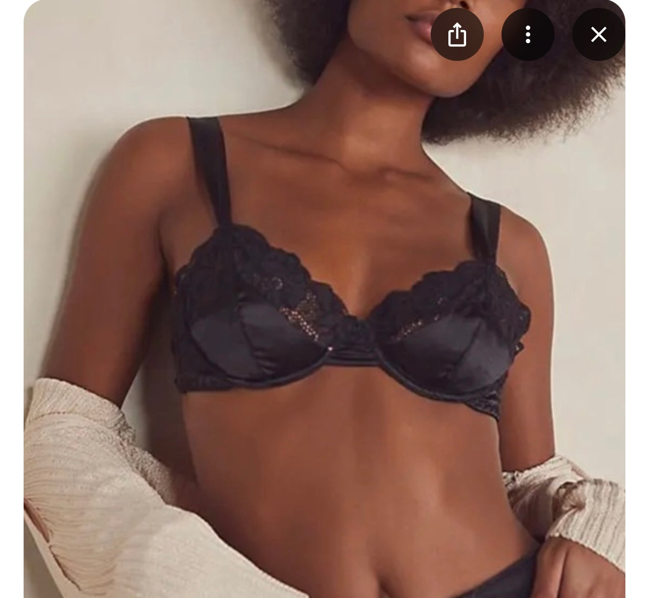 HAH x Free People After Hours Bra Noir 30-38 B