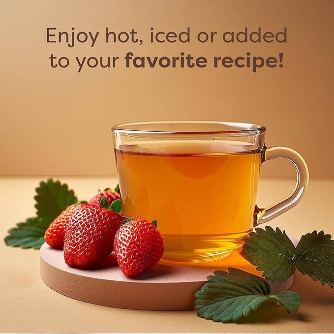 Unsweetened Strawberry Flavored Green Instant Tea 4.5 oz Bag