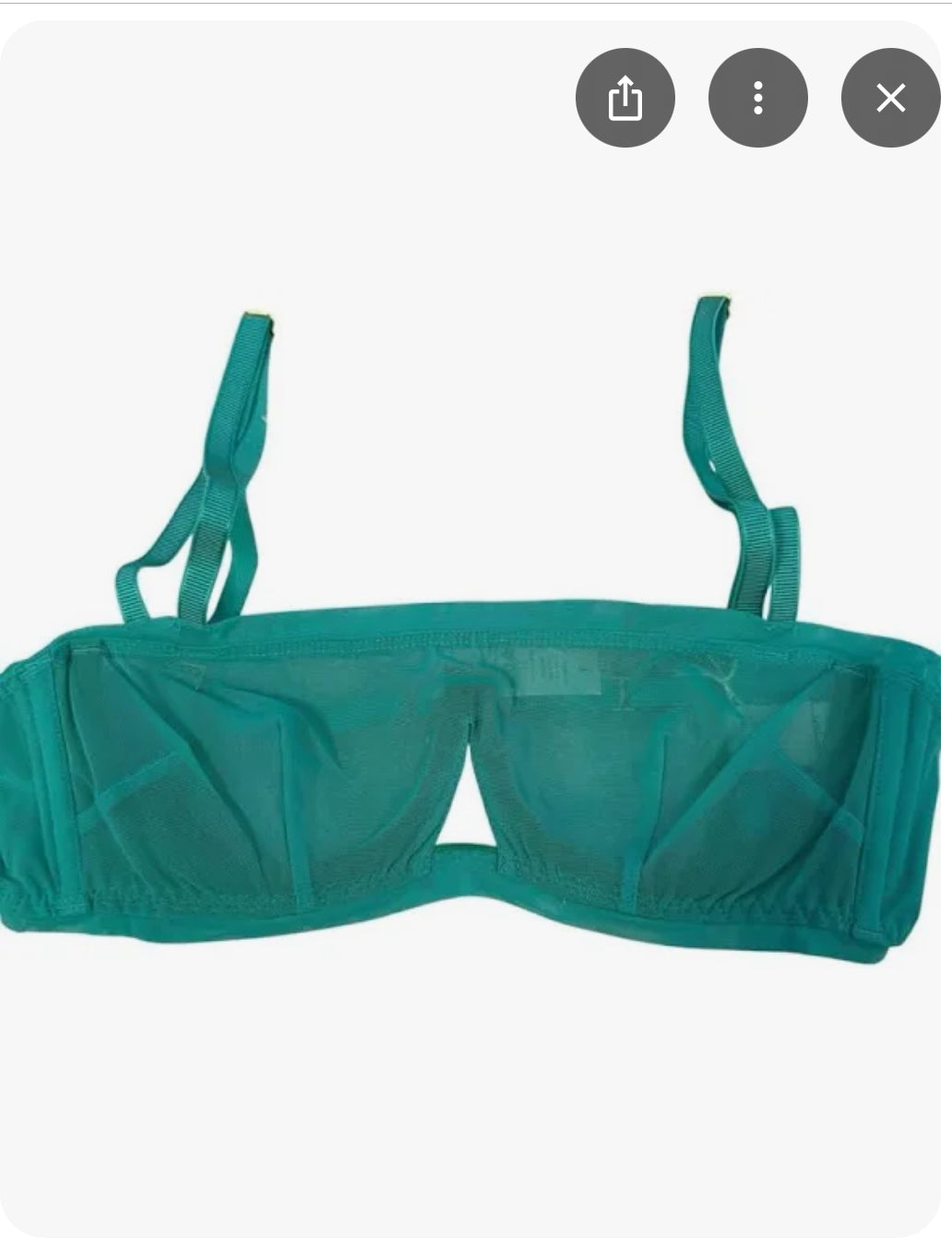 Free People We are Hah Wired Bras Lingerie Teal 30-38 DD