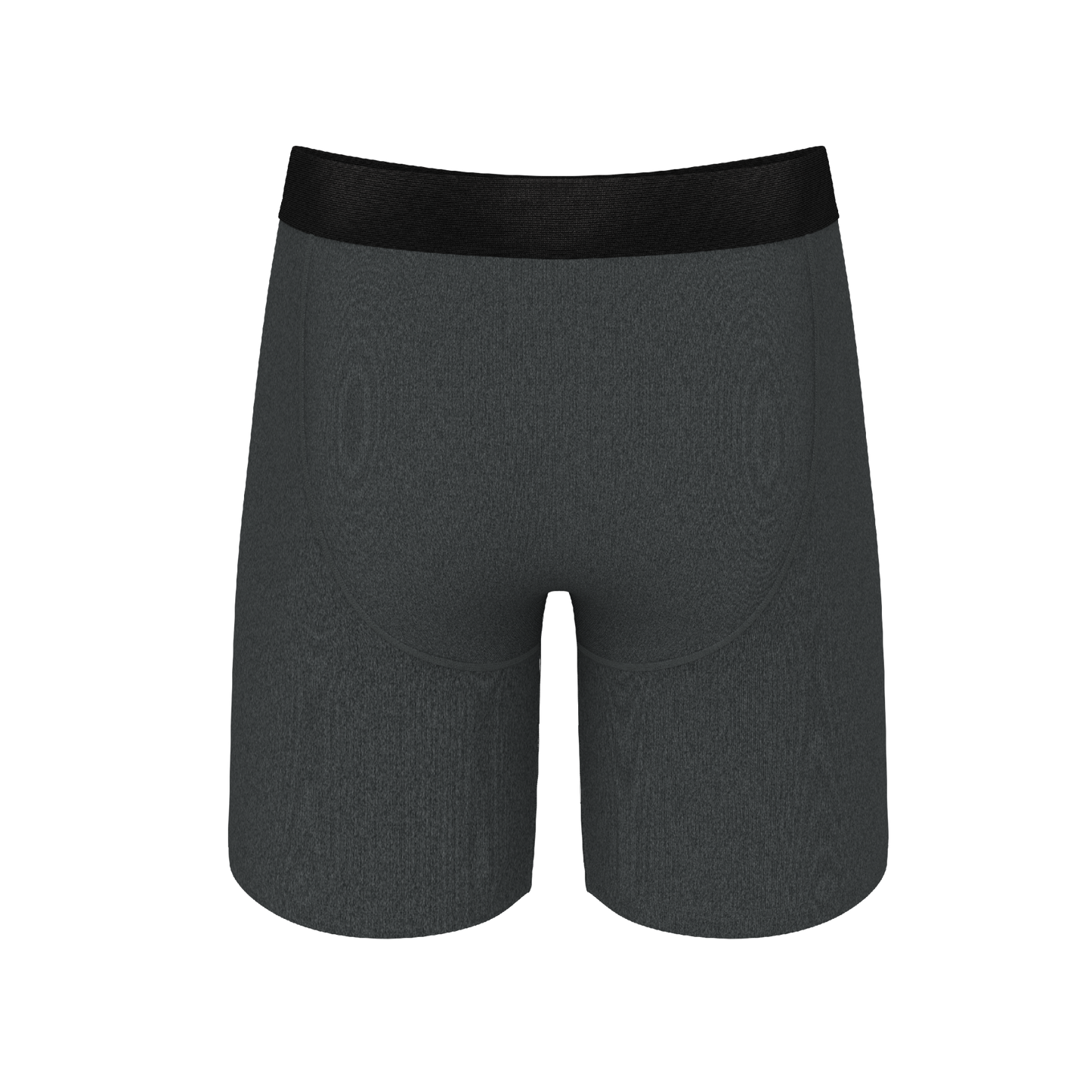 The Basalt | Heather Charcoal Long Leg Ball Hammock® Pouch Underwear With Fly