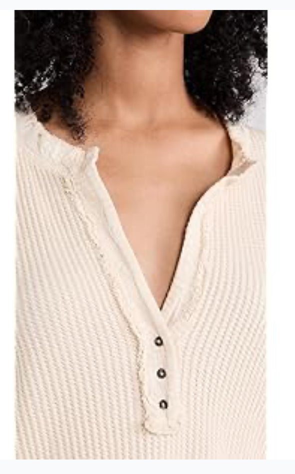 Free People Women's Colt Top, Ecru, Off White, S