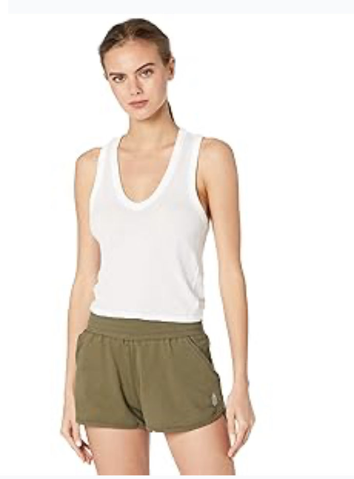 Free People Hailey Baby Tank White XS (Women's 0-2)