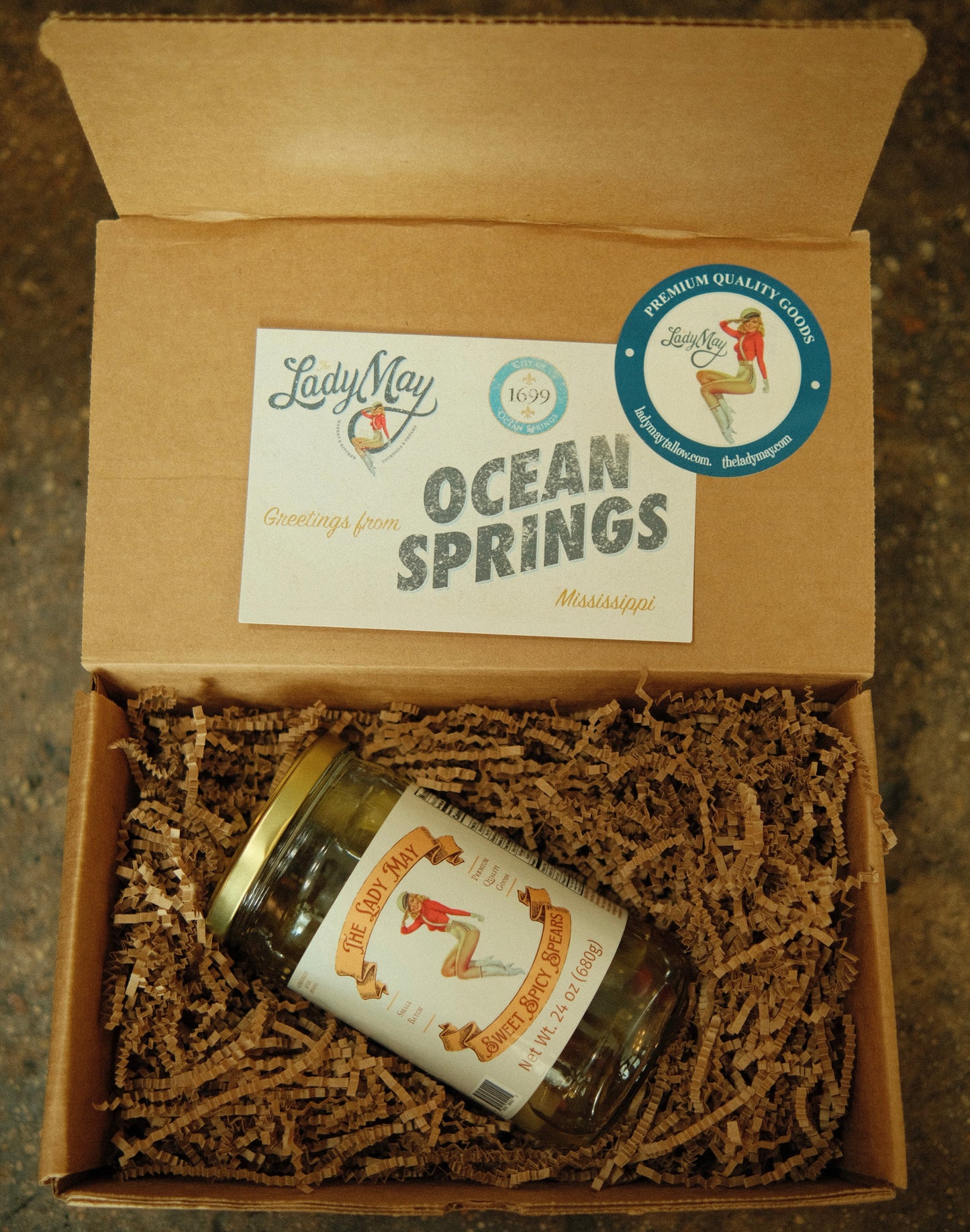 The Lady May Sweet & Spicy Pickle Spears - Small Batch Jalapeño Dill Pickles