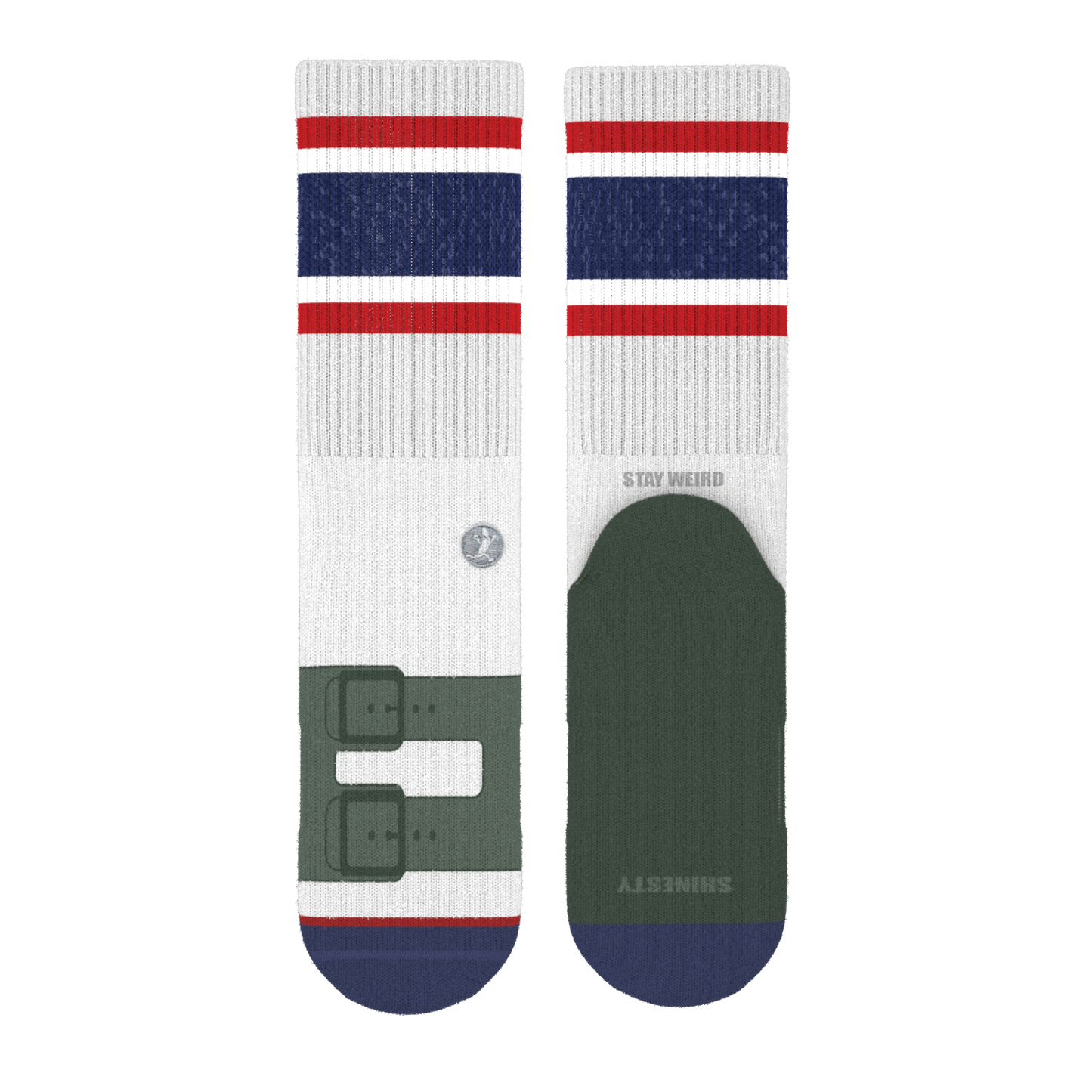 The Granola | Strap Sandal Heel Hammock™ Crew Socks