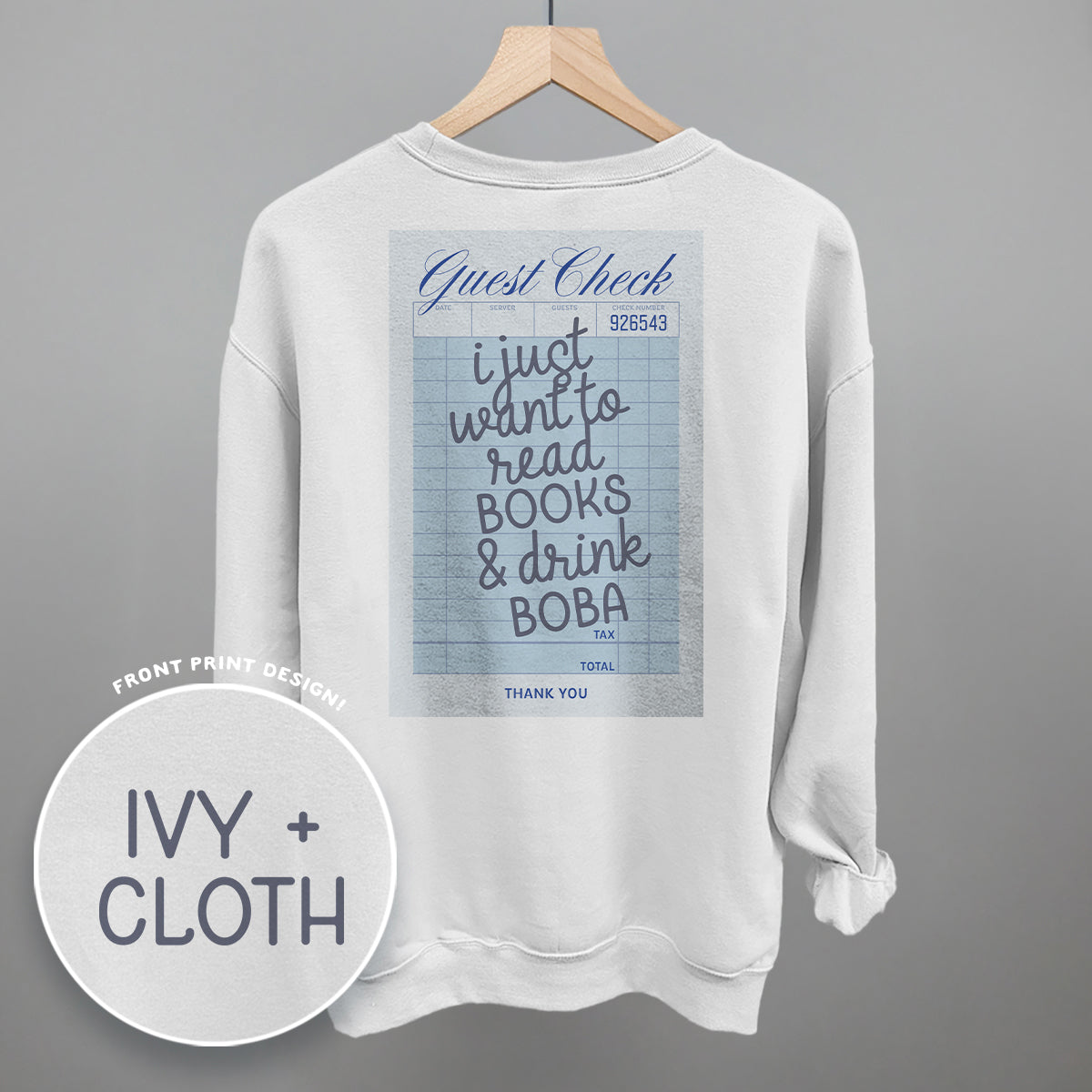 Books & Boba (Back Print)