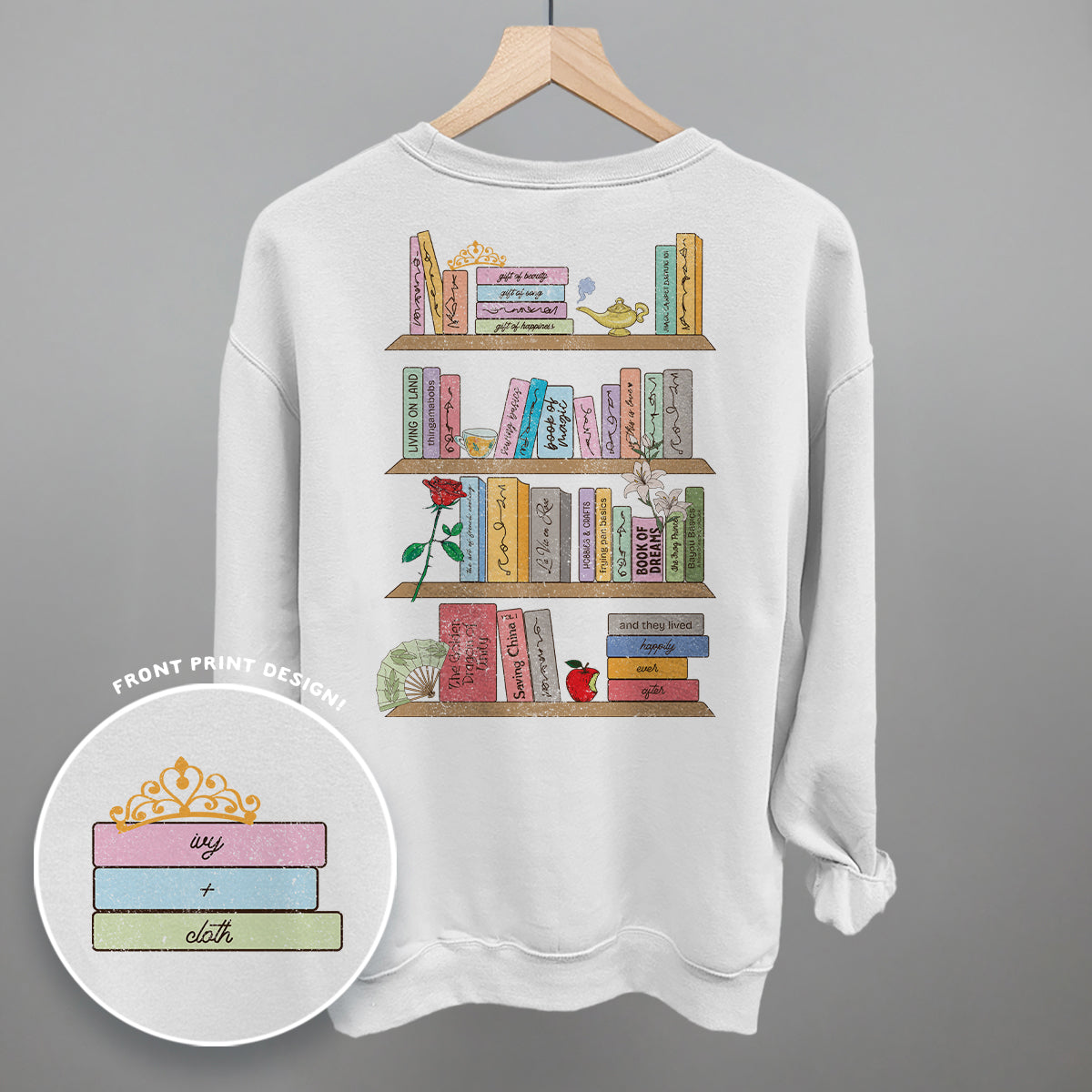 Princess Book Shelves (Back Print)