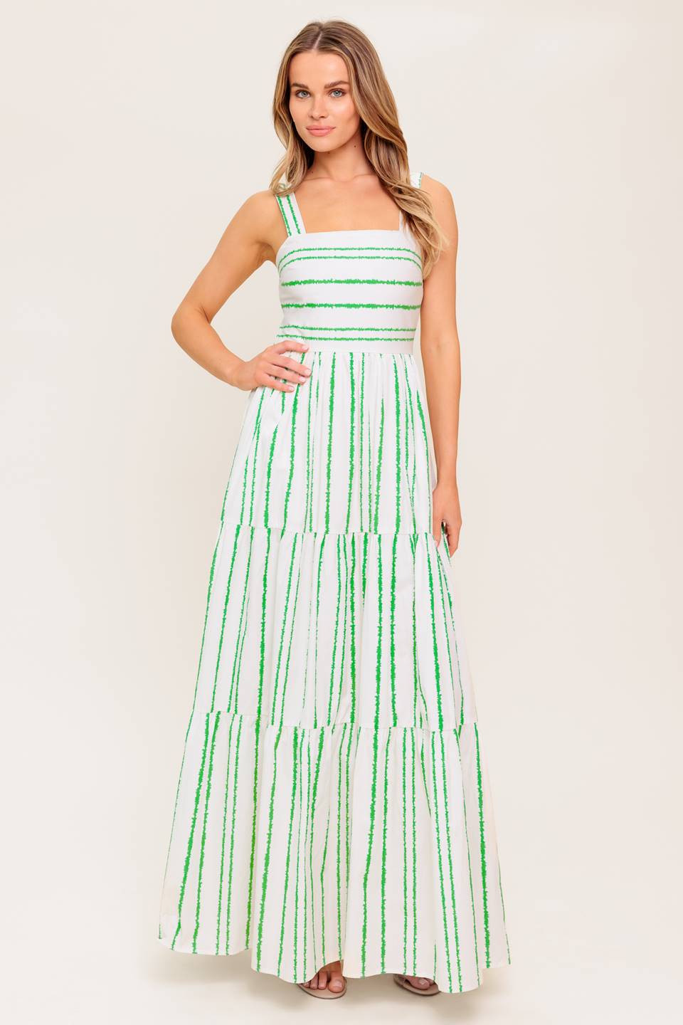 WILDFLOWER WALTZ WOVEN MAXI DRESS