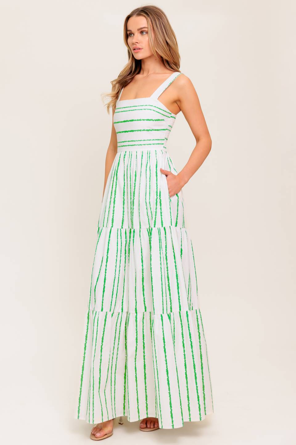 WILDFLOWER WALTZ WOVEN MAXI DRESS