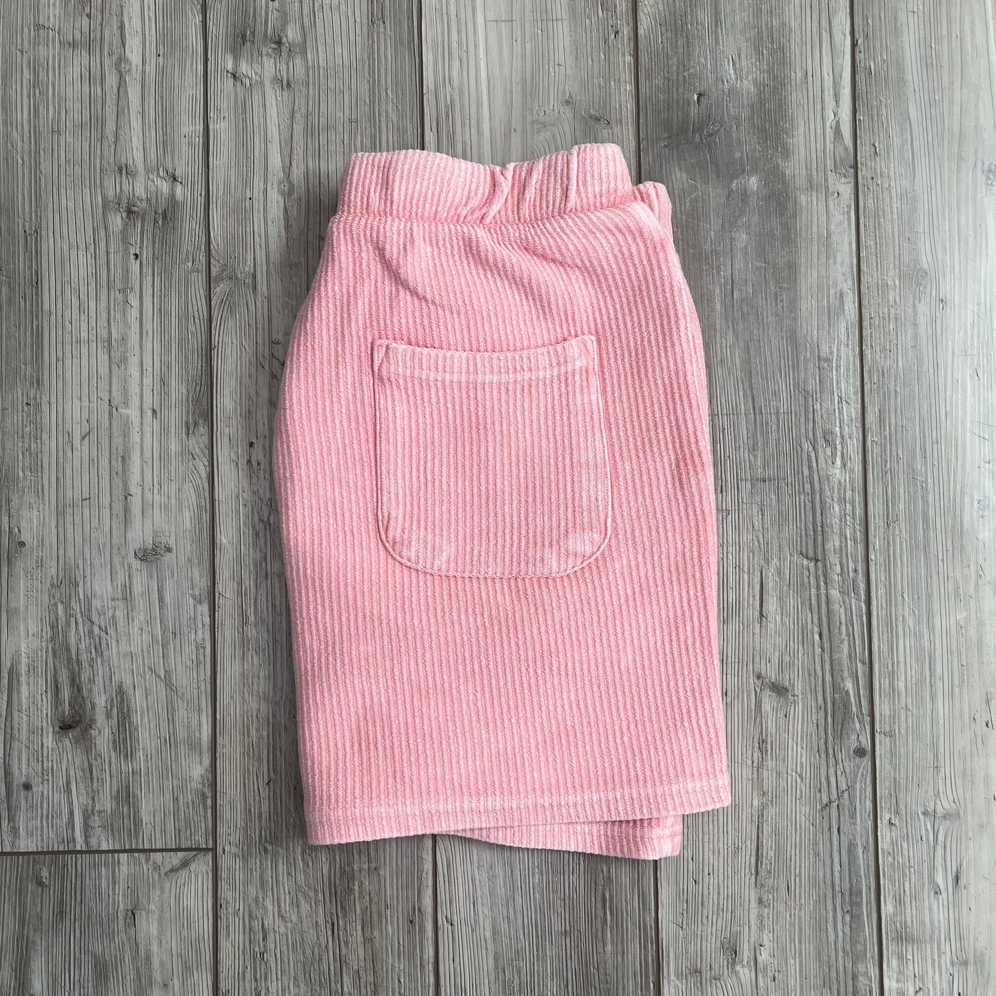 Blossom Pink Corded Shorts