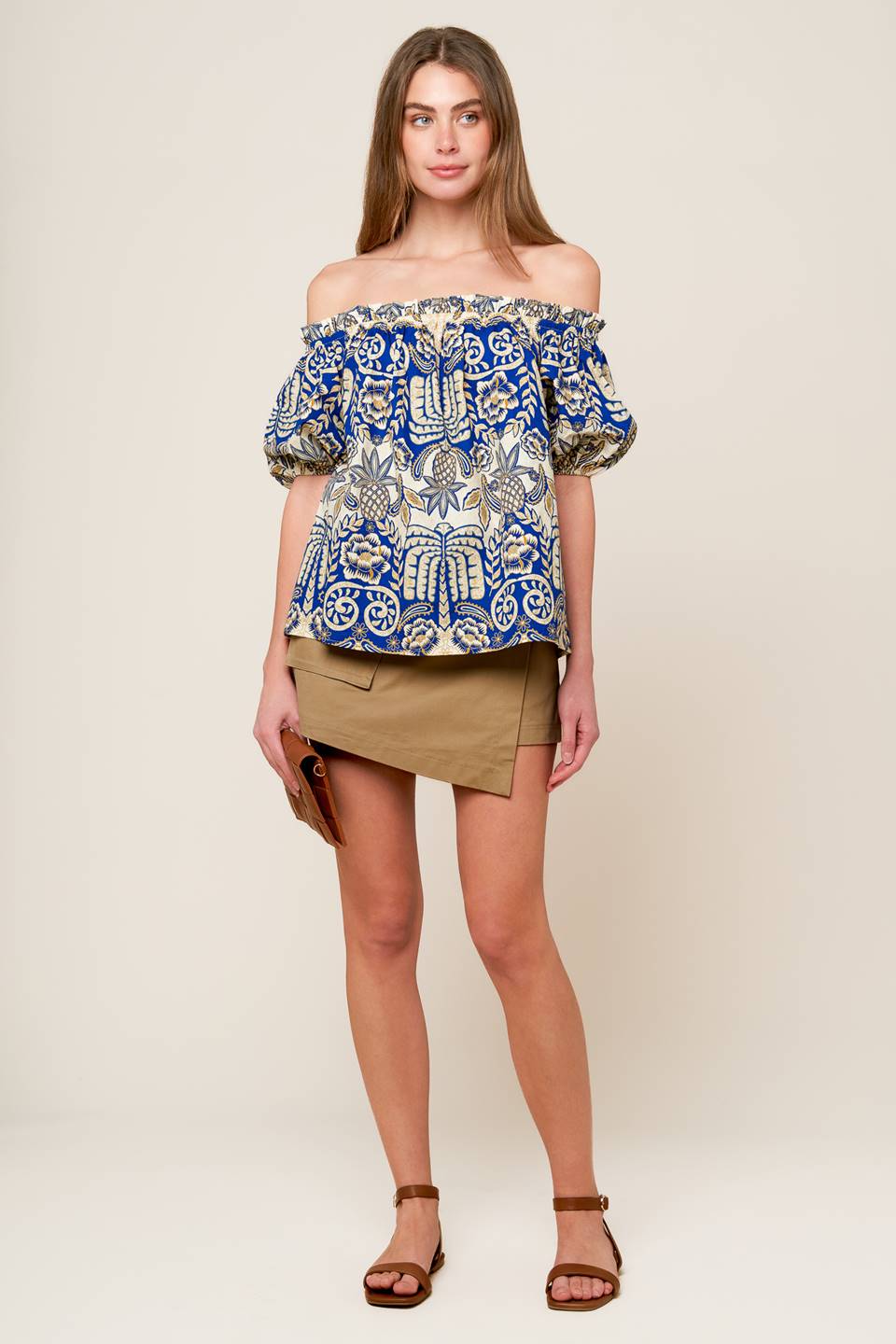 LET'S GO FOR DRINKS WOVEN SKORT