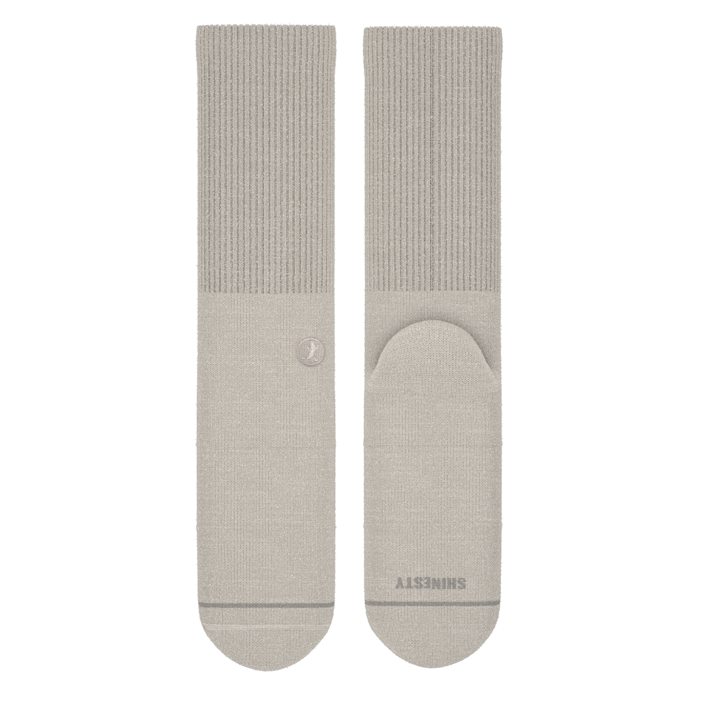 The Sandstorm | Plain Tan Heel Hammock™ Crew Socks