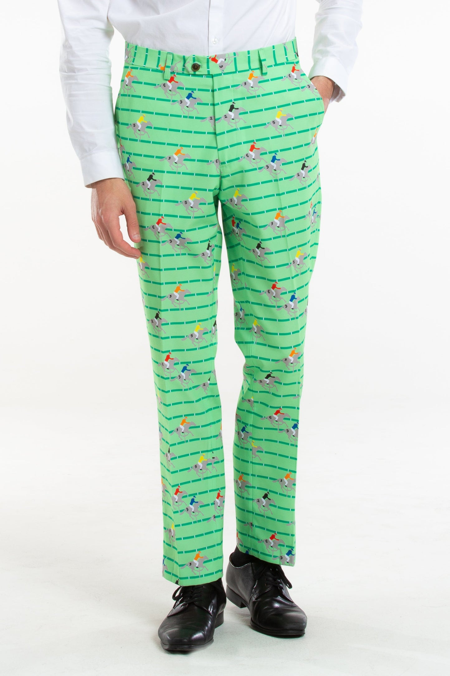 The Louisville | Derby Horse Racing Stripe Suit Pants