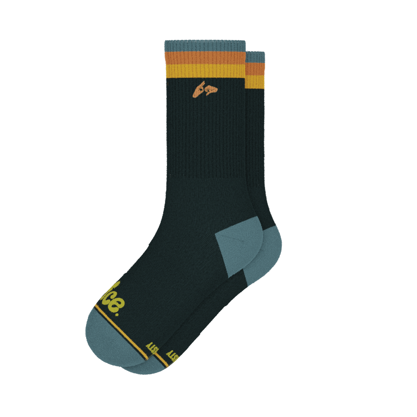 The Wine Dine & 69 | Route 69 Heel Hammock™ Crew Socks