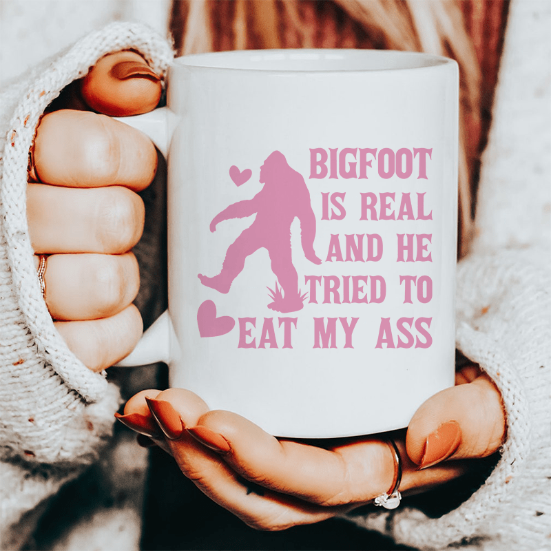 Bigfoot Is Real Ceramic Mug 15 oz