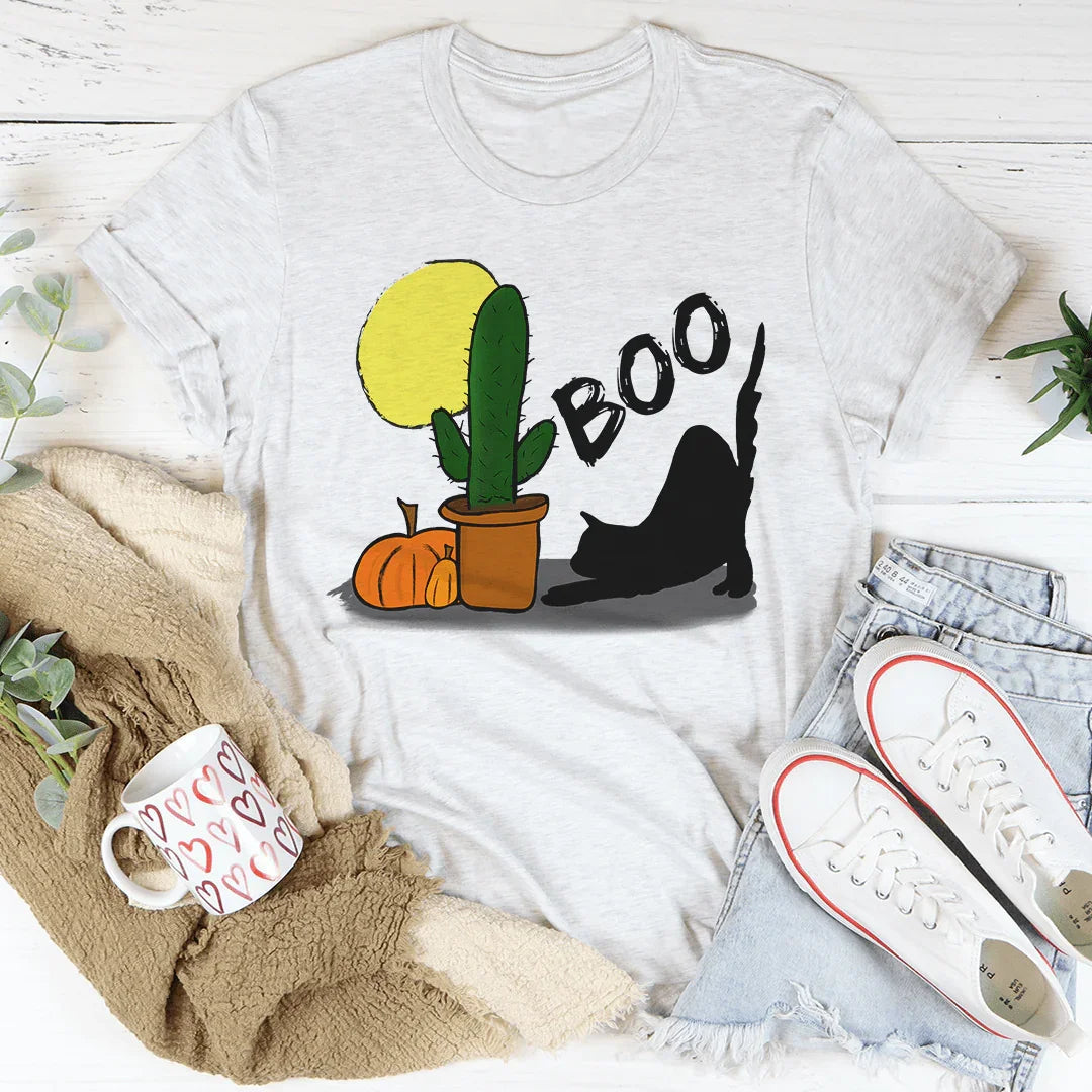 Boo Black Cat Tee