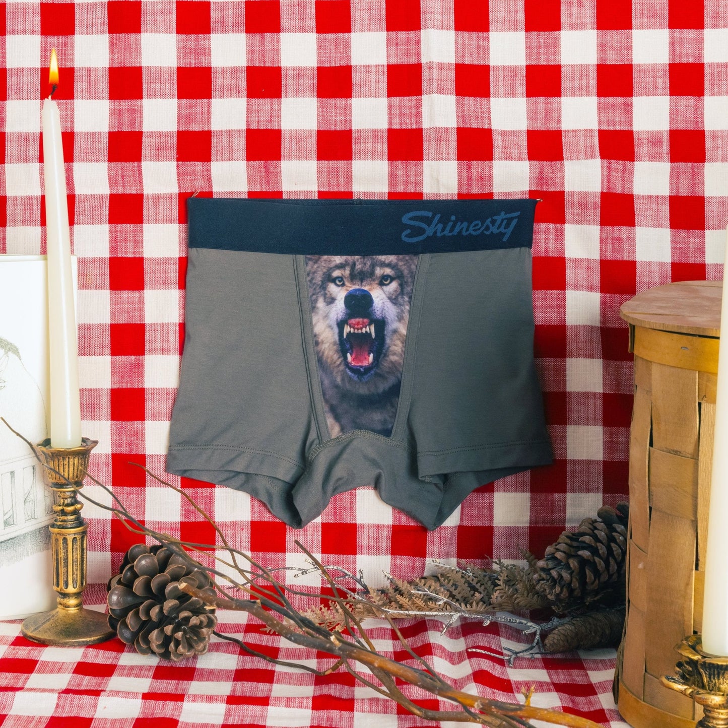 The Grey's Growl | Wolf Boy's Boxer Briefs