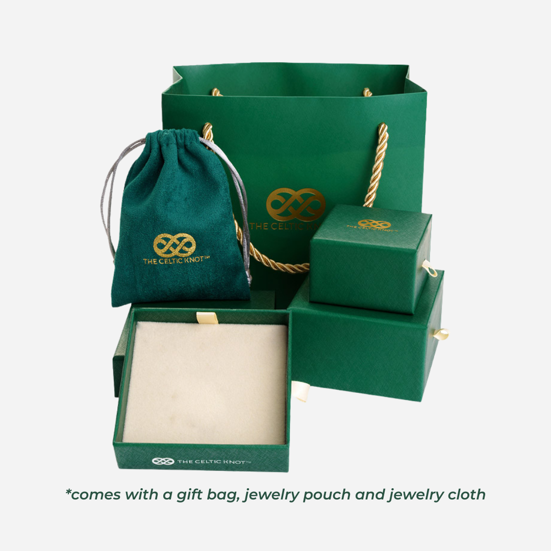 Celtic Knot™ 18K Emerald Ring