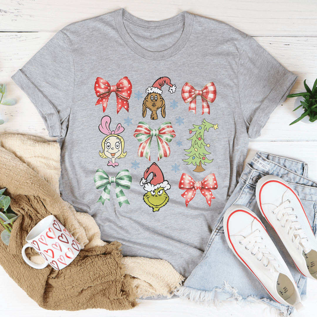 Coquette Bow Grinch Tee