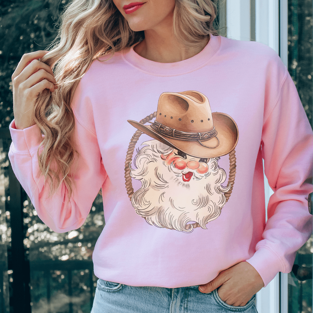 Cowboy Santa Sweatshirt