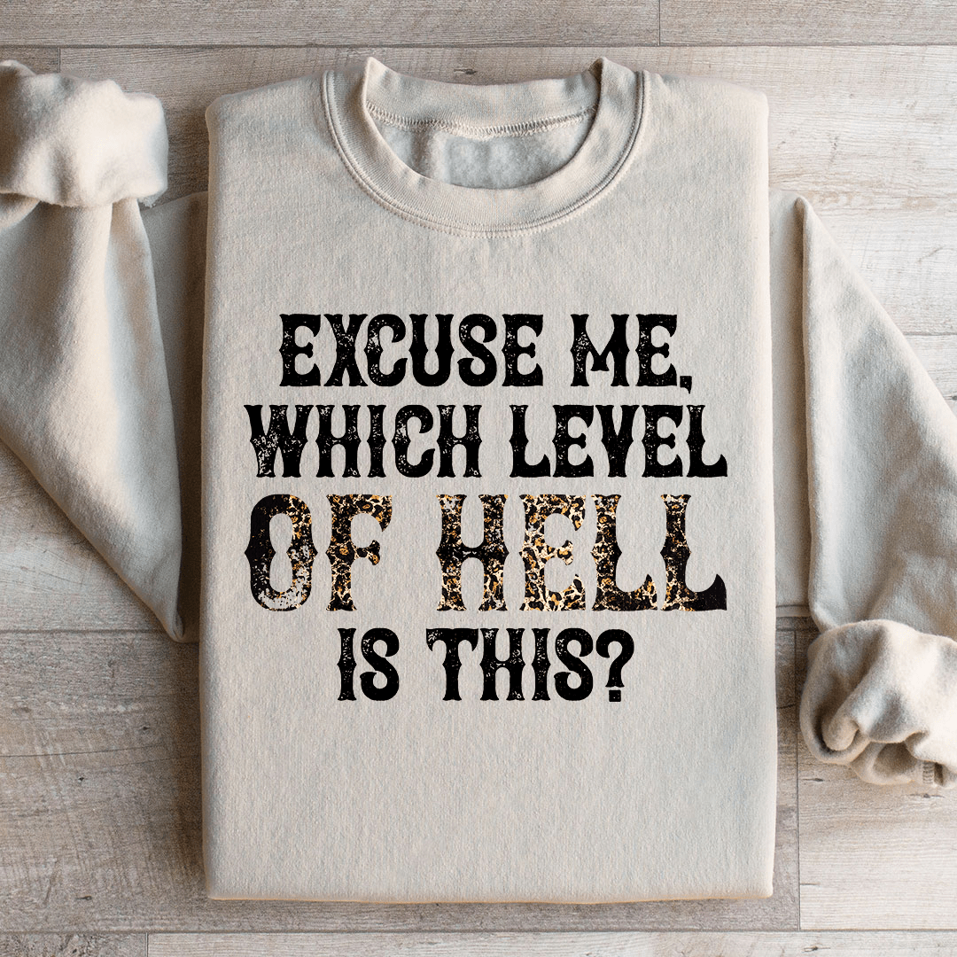Excuse Me Which Level Of Hell Is This Sweatshirt