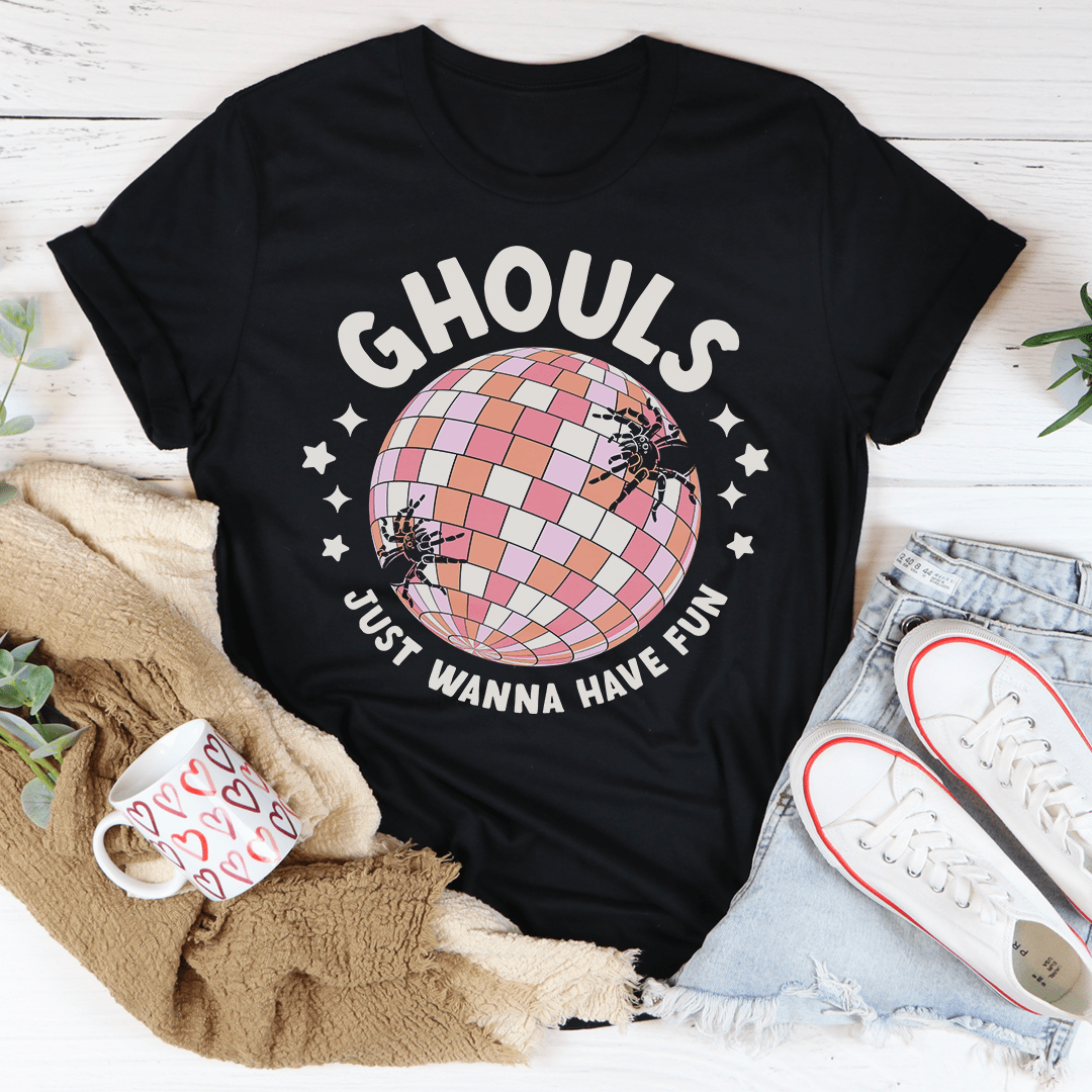 Ghouls Just Wanna Have Fun Retro Tee