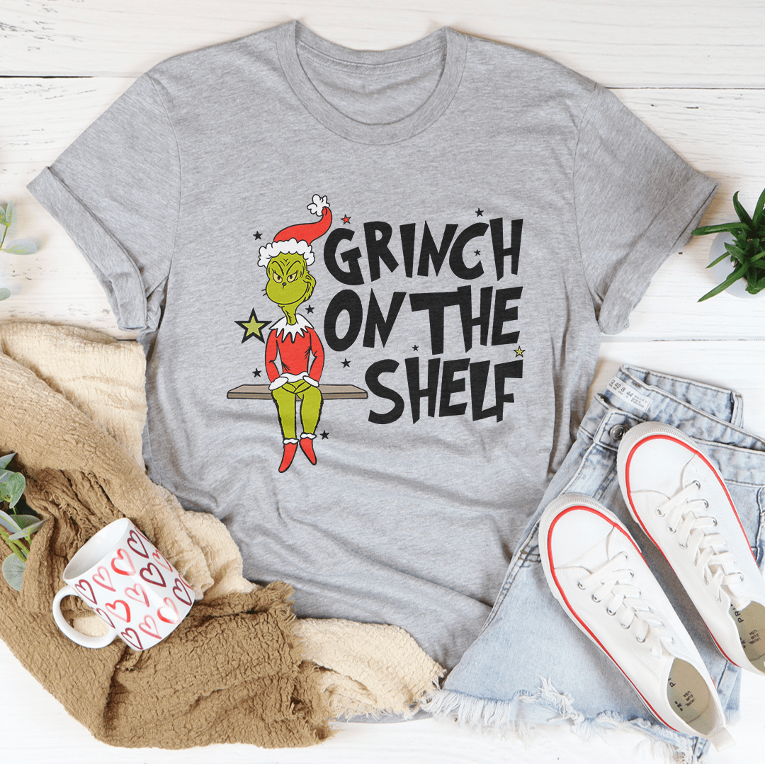 Grinch On The Shelf Tee