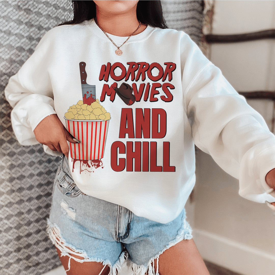 Horror Movies And Chill Sweatshirt