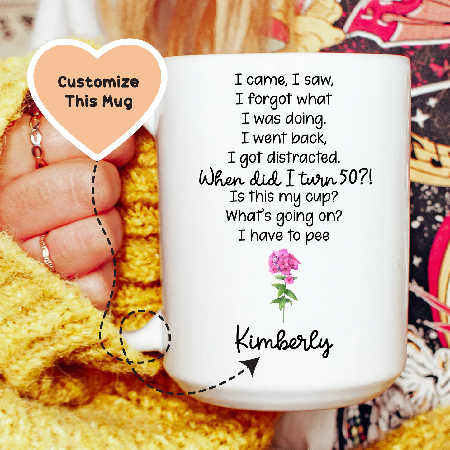 I Forgot What I Was Doing Custom Birthday Mug