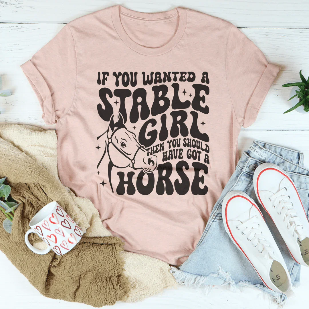 If You Wanted A Stable Girl Then You Should Have Got A Horse Tee