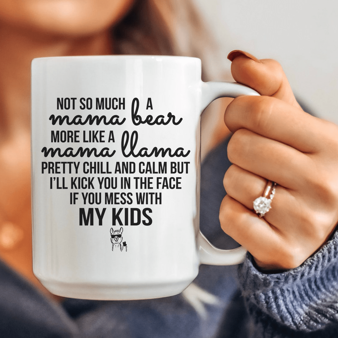 Mama Llama Ceramic Mug 15 oz