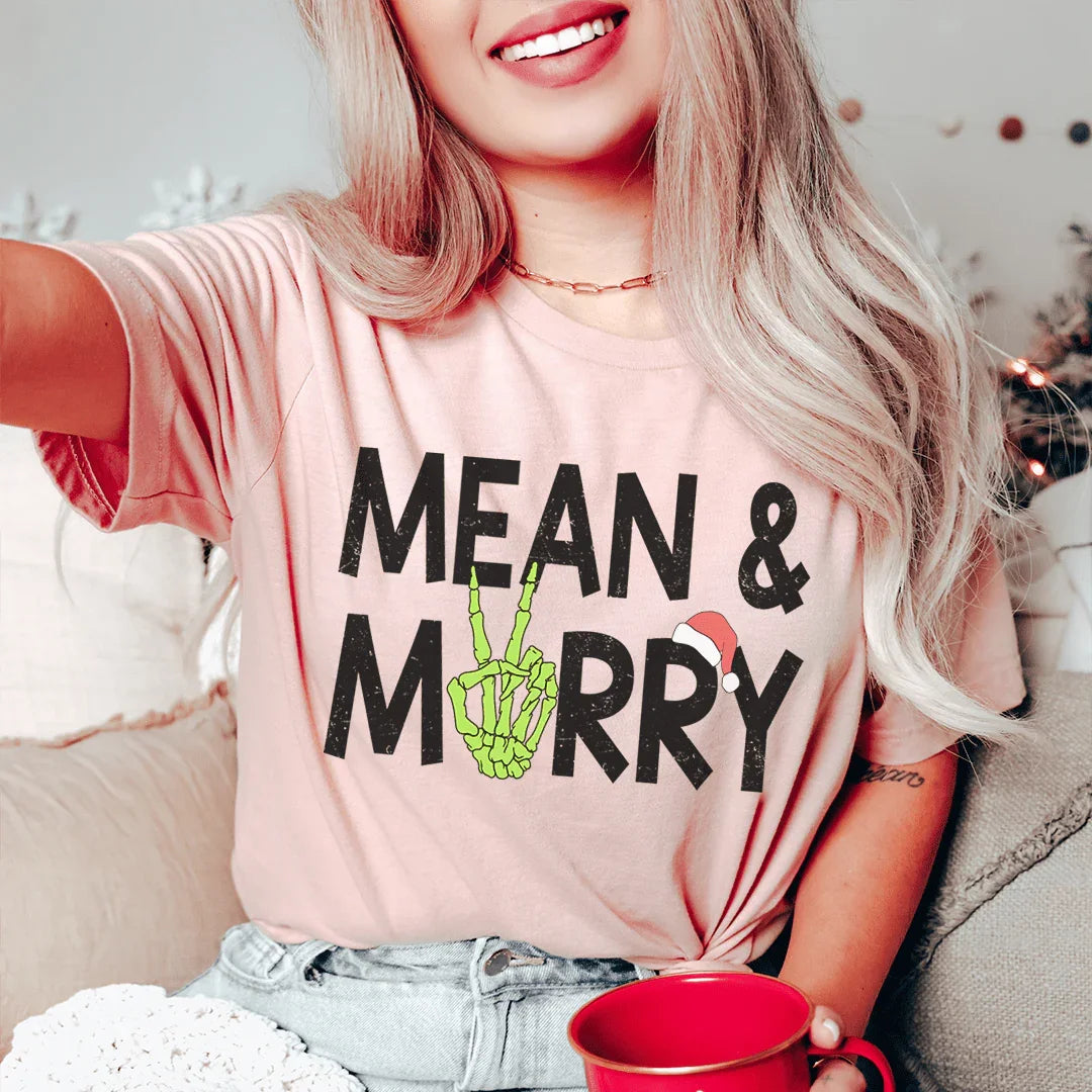 Mean & Merry Tee