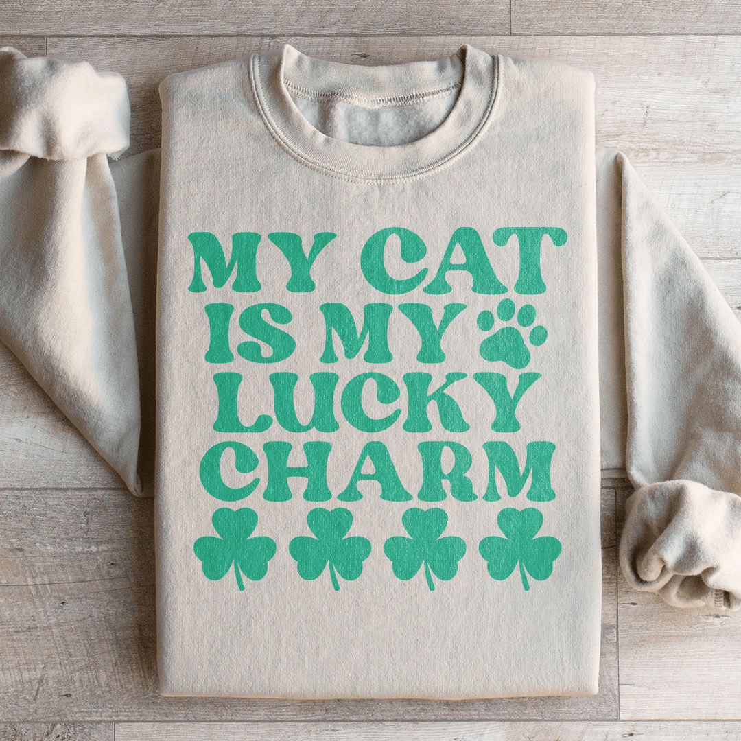 My Cat Is My Lucky Charm Sweatshirt