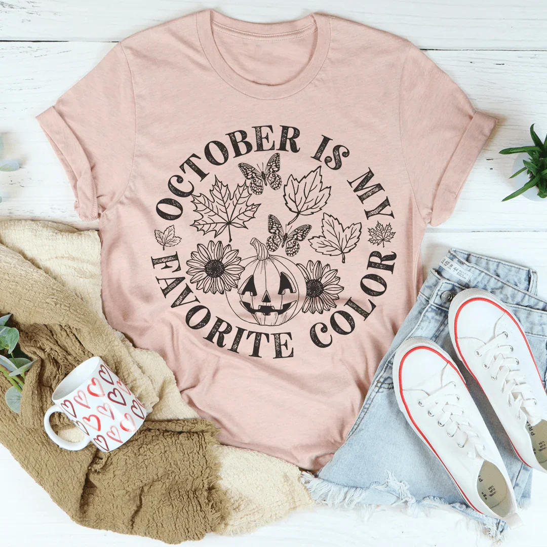 October Is My Favorite Color Tee