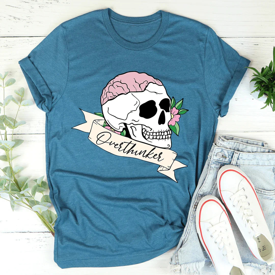 Overthinker Skull Tee
