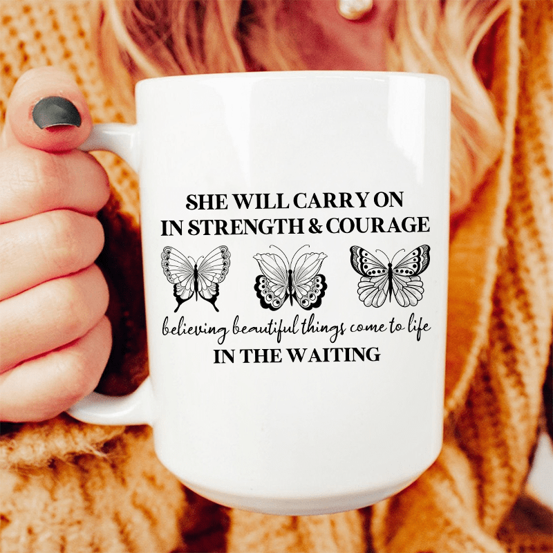 She Will Carry On Ceramic Mug 15 oz