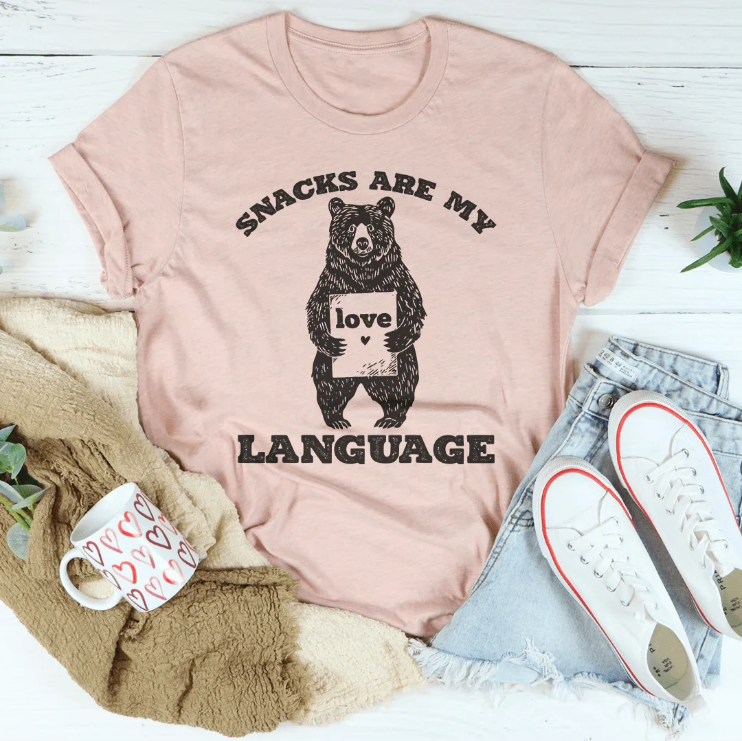 Snacks Are My Language Tee
