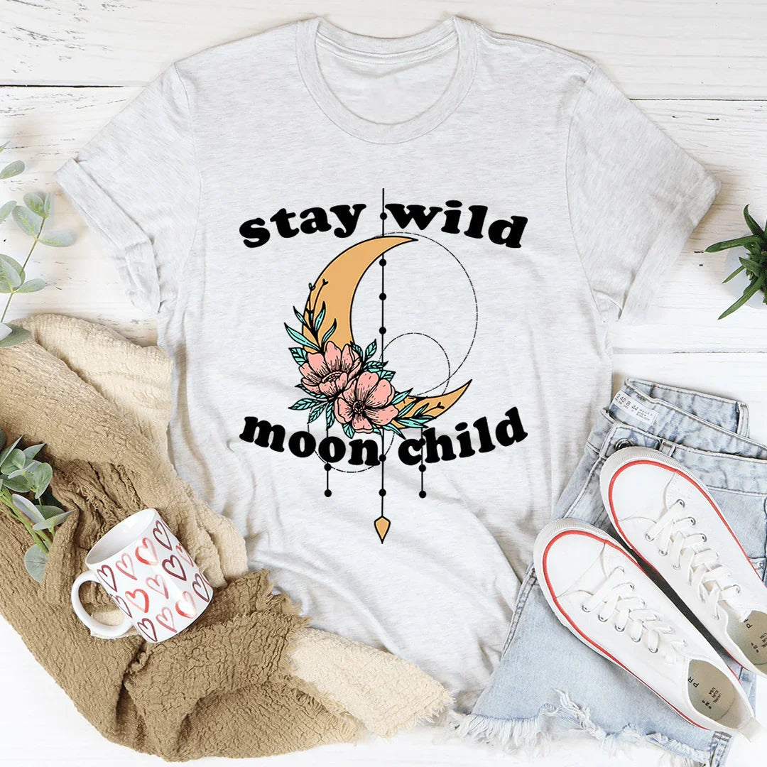 Stay Wild Moon Child Boho Tee