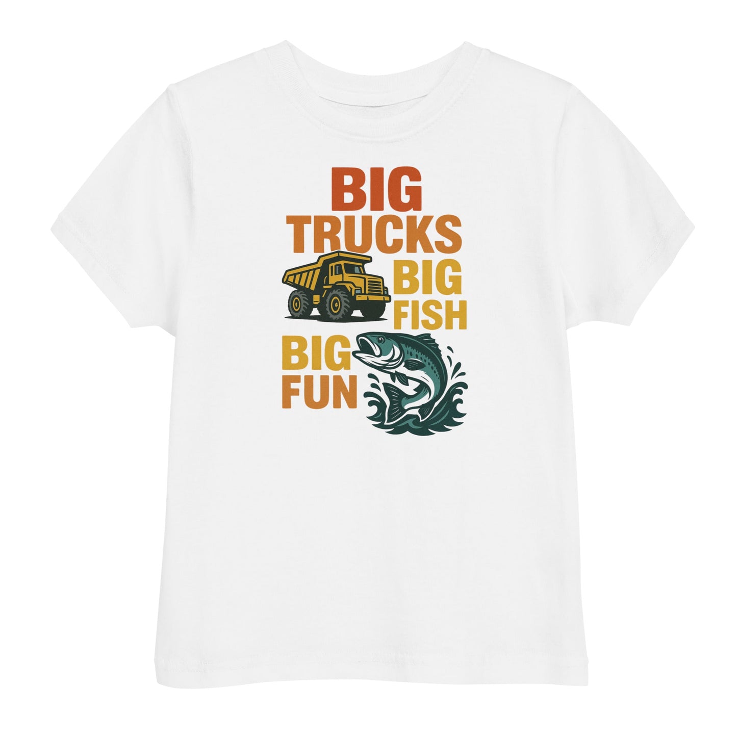 Big Trucks Big Fish Big Fun Toddler's Tee