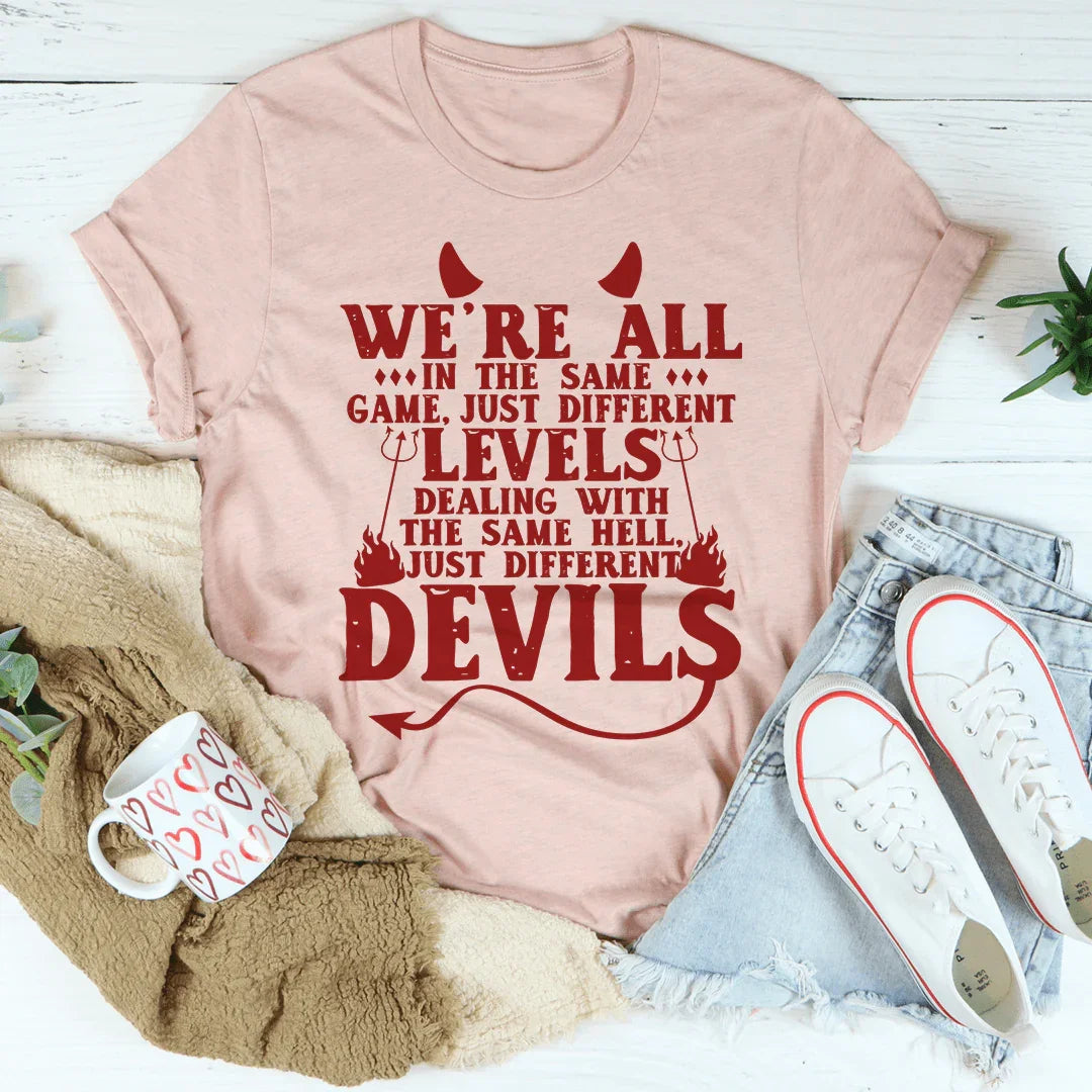We're All In The Same Game Tee