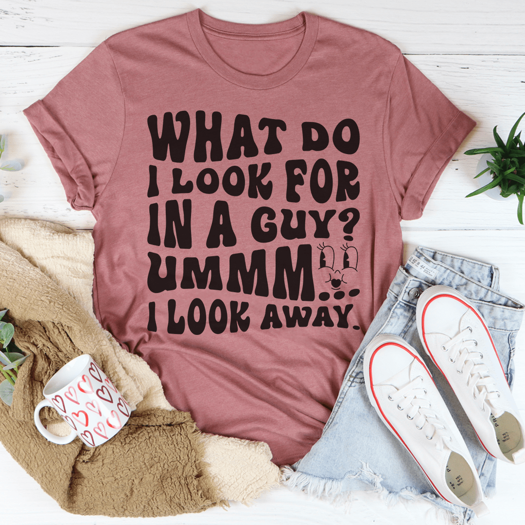 What Do I Look For In A Guy Tee