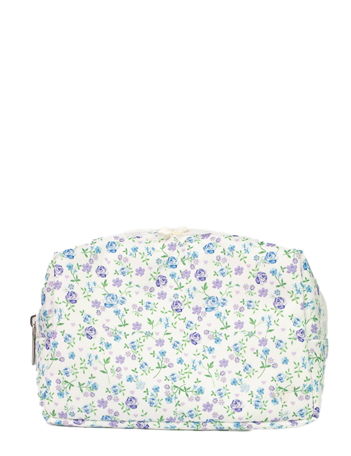 Lilac & Blue Floral Perfect Pouch