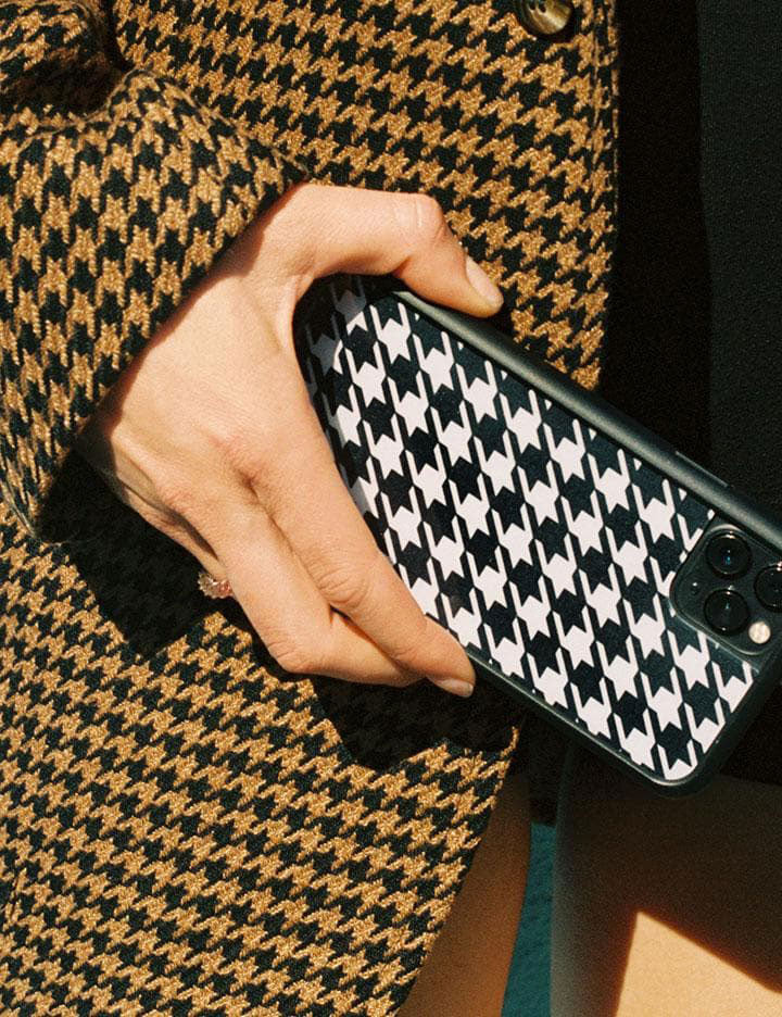 Houndstooth iPhone Case