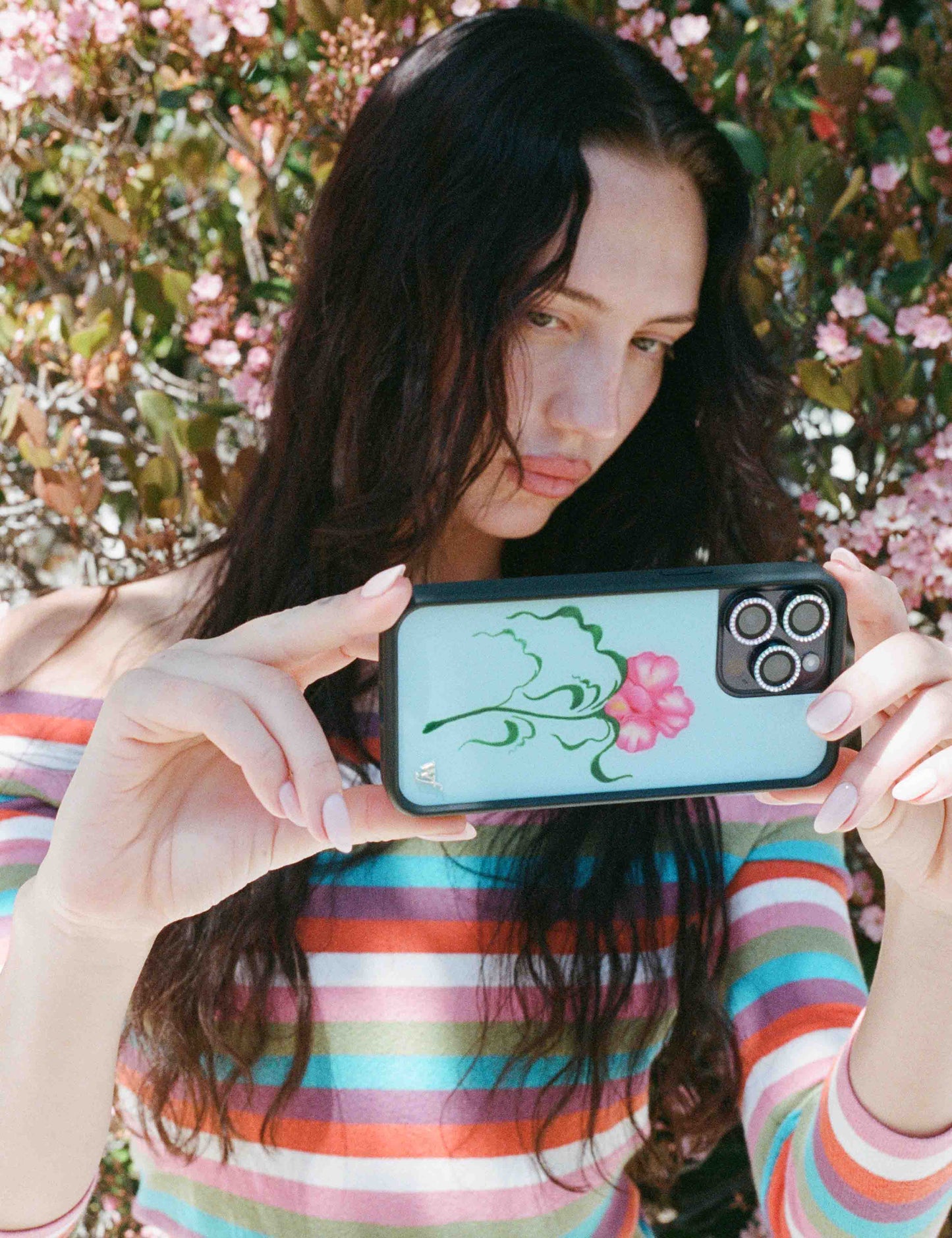 Dancing Flower iPhone Case