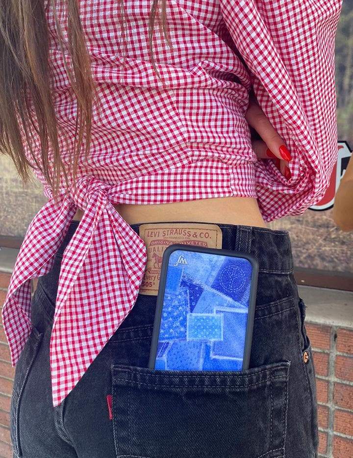 Vintage Denim iPhone Case