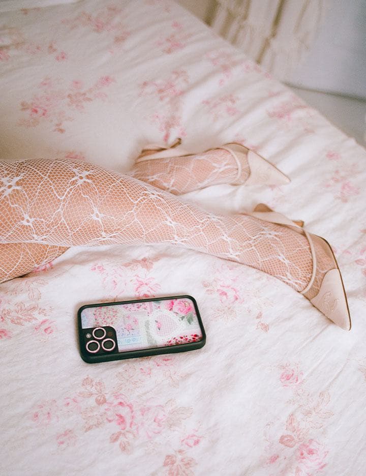 Frilly Floral iPhone Case