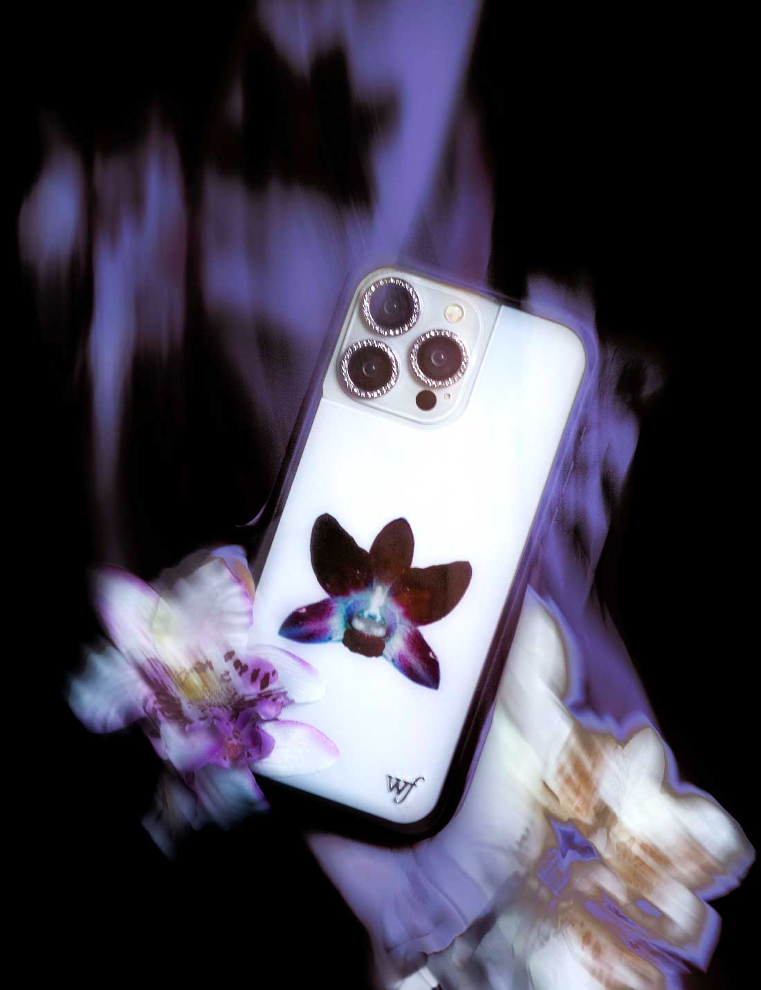 Orchid | White iPhone Case