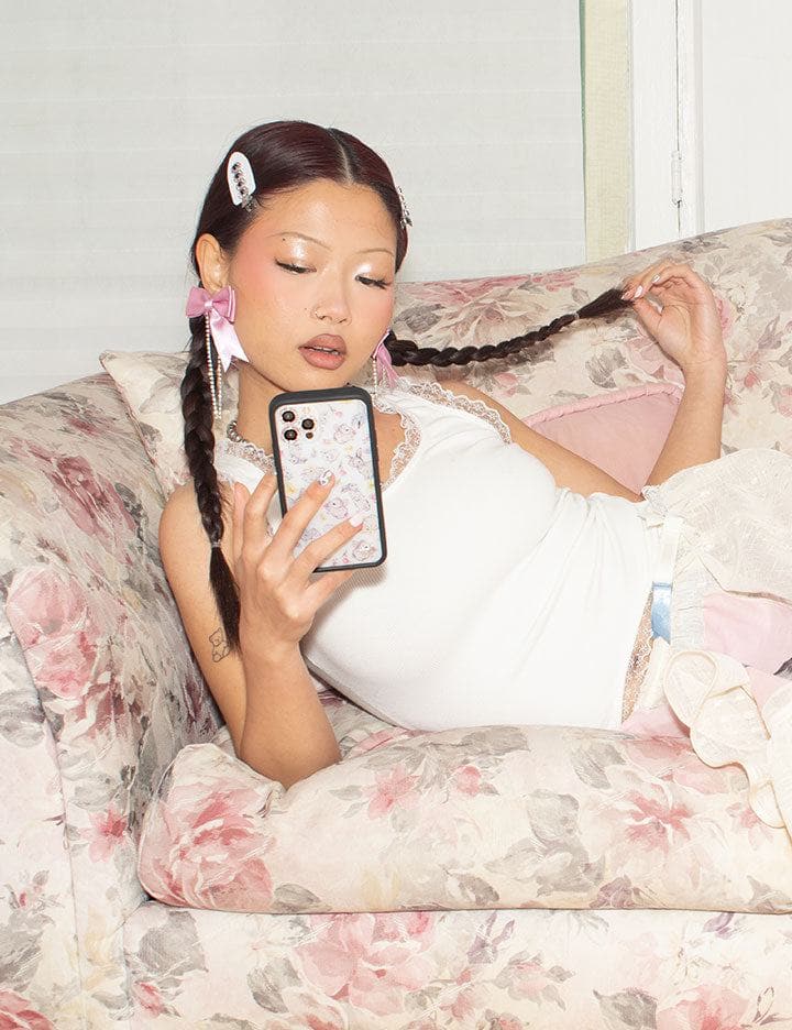 Bunnies in Bonnets iPhone Case